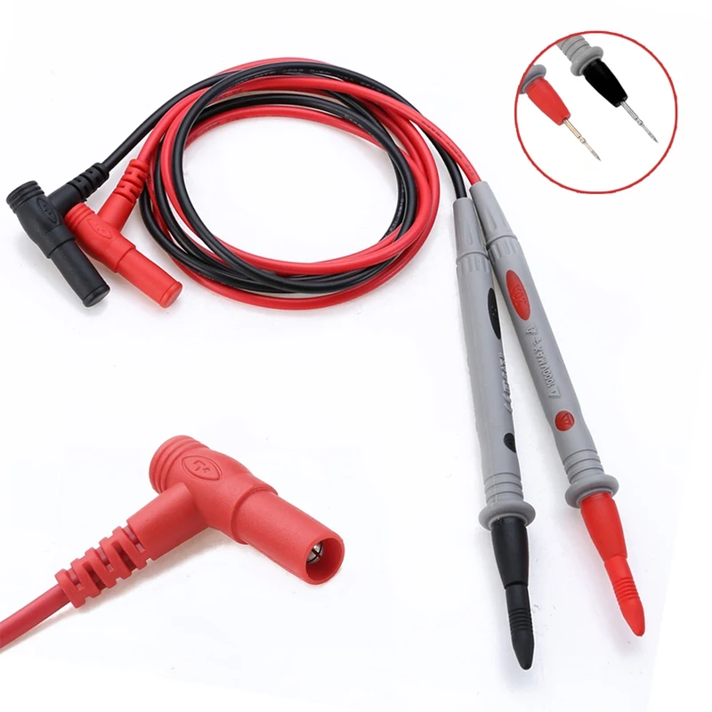 1 пара мультиметра тестер свинцовый зонд Pin для цифрового мультиметра игольчатый наконечник метр провод ручка кабель 10A