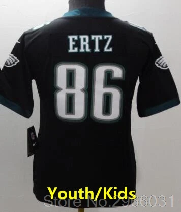 for kids youth Philadelphia Качественные Детские Молодежные 36 Jay Ajayi 17 Alshon Jeffery 20 Brian davkins 27 Malcolm Jenkins 56 Chris Long jersey - Цвет: for kids youth