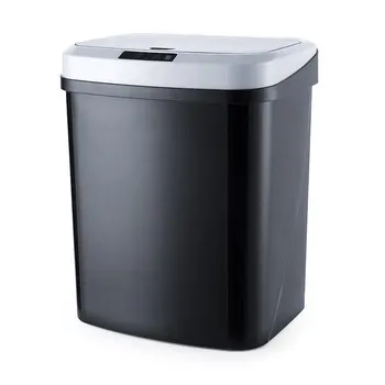 

Automatic Trash Can Usb And Battery Operated Plastic Infrared Motion Touchless Smart Sensor Trash Can Odor Filter Deodorizer