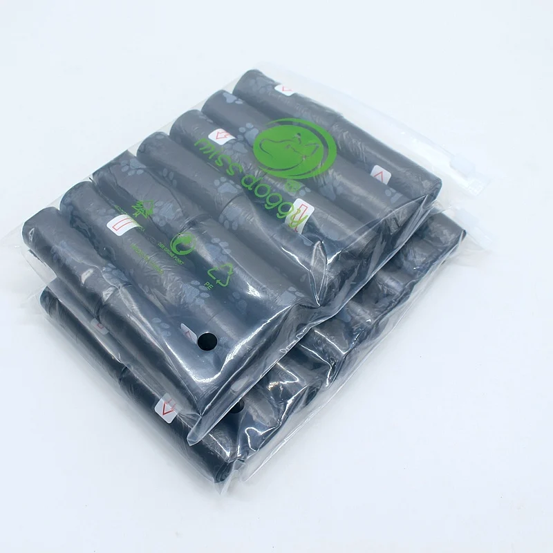14 Rolls Dog Poop Bags Pet Waste Garbage Bags Outdoor Carrier Holder Dispenser
