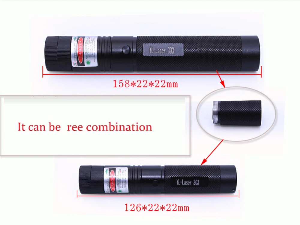 303 лазерная ручка 532нм 5 мВт зеленая лазерная указка 10000 м 5 мВт лазерный прицел горящая спичка охотничья зеленая точка тактика