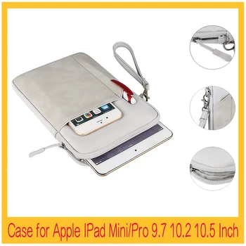 

Case for Apple HUAWEI IPad Mini/Pro 9.7 10.2 10.5" Tablet Bag Handbag Sleeve Shockproof Handle Bags for IPad Pro 2018/2020 New