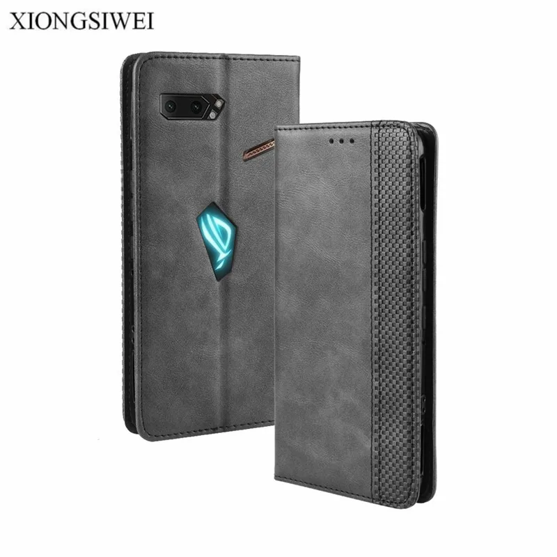 Для Asus ROG Phone II ZS660KL чехол с крышкой Роскошный кожаный для телефона ASUS PhoneII ROGPhone2