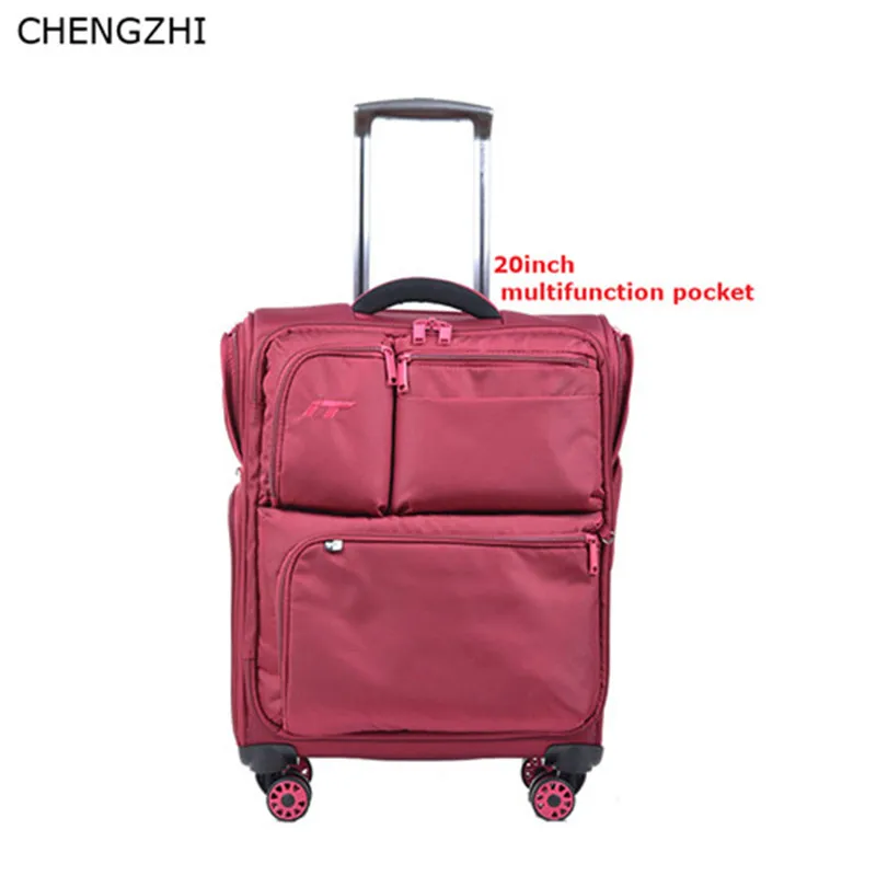 CHENGZHI 2" 24" 28 дюймов ультра-светильник дорожный костюм Чехол Оксфорд багаж на колёсиках набор женский чехол для посадки на колесиках для мужчин чемодан на колесиках