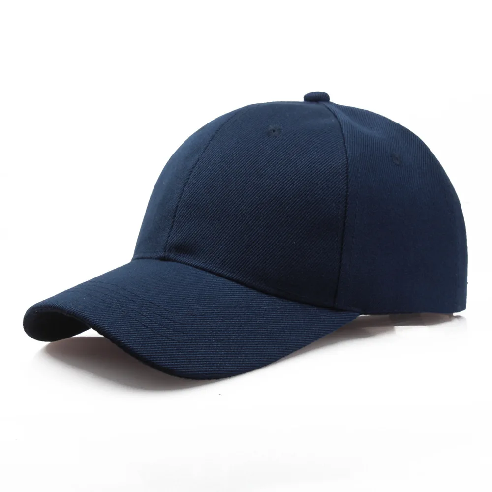 1Pcs Fashion Cap Women Men Summer Spring Cotton  Solid Adult  Snapback Couples Hat