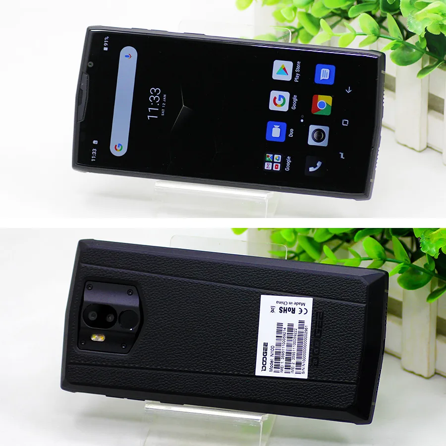 DOOGEE N100 мобильный телефон 10000 мАч батарея отпечатков пальцев 5,9 дюймов FHD+ Дисплей 21 МП камера MT6763 Восьмиядерный 4 Гб 64 Гб мобильный телефон 4G-LTE