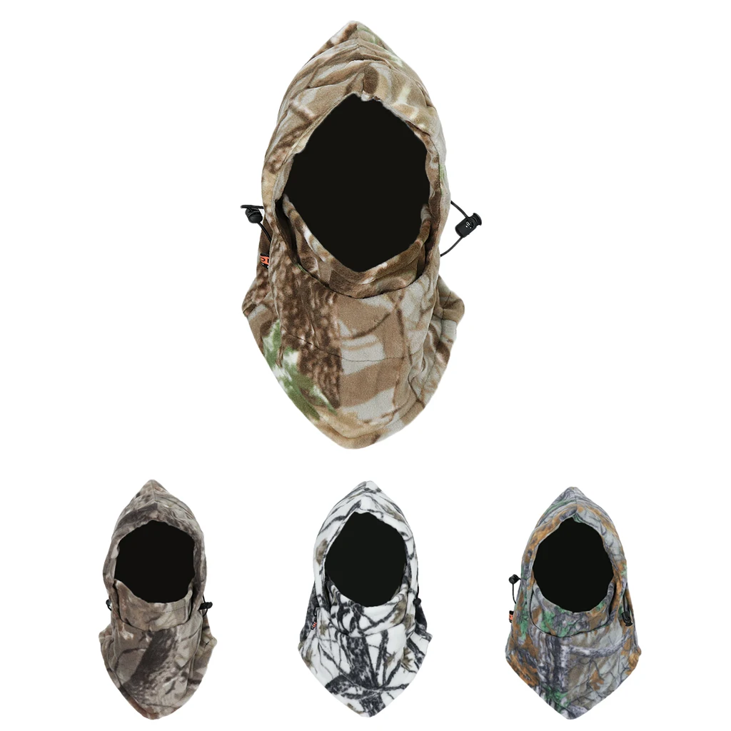 

Camouflage Windproof Warm Winter Sports Ski Cycling Fleece Balaclava Hat Cap Neck Hood Face Mask Winter Sports Face Mask