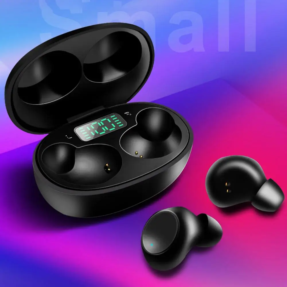Mini Bluetooth 5 0 Earphones Wireless Headphones 9D Hifi Stereo Sports Waterproof Wireless Earphone Headset With Microphone