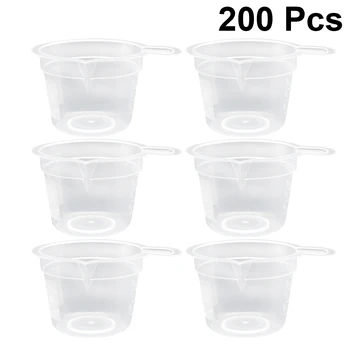 

200Pcs Urine Cup Plastic Thickened Thick 40ml Scale Mark Urine Container Urine Test Cup Urine Cup Urine Test Accessory