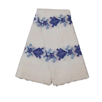 

White Nigerian Lace fabrics 2018 African Swiss Voile Lace High Quality Swiss Voile Lace in Switzerland For Party dress JJ178-1