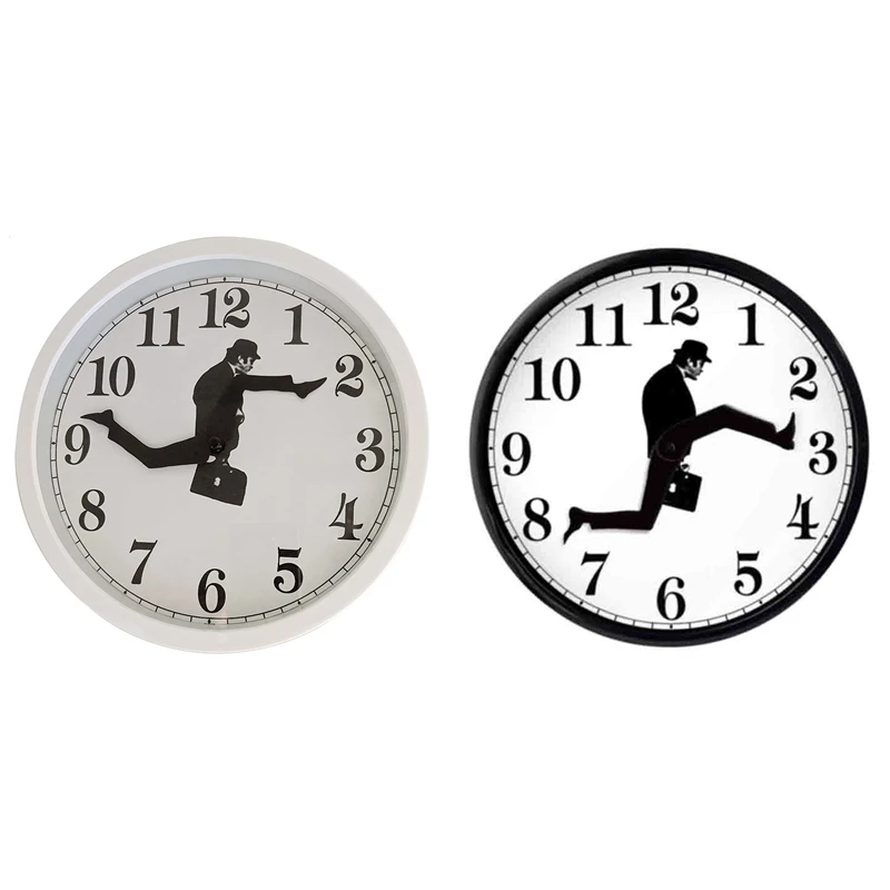 Creative Wall Clock Seconds Silent Ministry of Silly Walks Decor British Comedy Inspired | Автомобили и мотоциклы