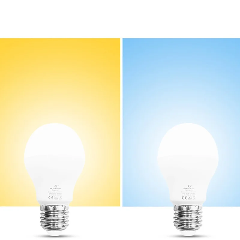 E26/E27 для ZigBee RGB+ CCT 6 Вт умная лампа переменного тока 100-240 в 500-550 люмен 6 Вт 57*102 мм