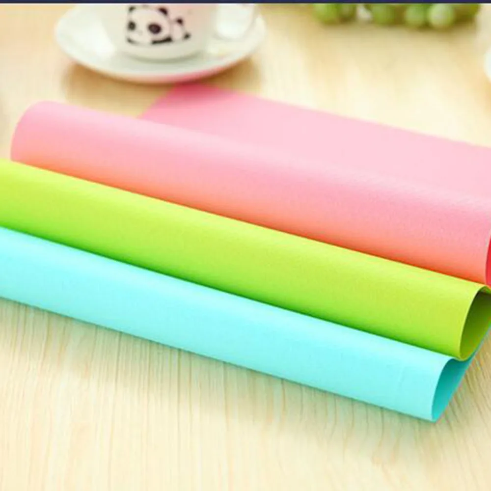 

2018 Oil-proof Quick-drying Placemats Insulation Mats Non-Slip Dining Table Kitchen Coffee Tea Place Mat Tableware Pad Mat