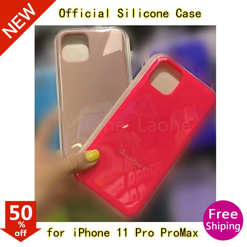 

Free Shipping Original Official Silicone LOGO Case iPhone 7 8 11 Plus Case Apple iPhone X XS Pro Max ProMax XR 6 6S Plus Case