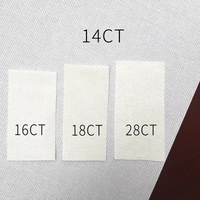 9TH oneroom цена Горячая канва белый/черный/красный 14CT/11CT/9CT 150X50 см Ткань из перекрестной стежки