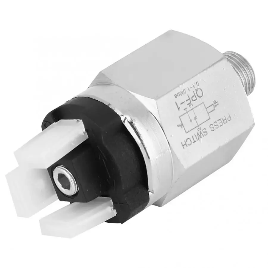 AC220V 48VAC/DC Регулируемое реле давления G1/8in NC/NO 0,02~ 0.1Mpa контроллер давления