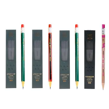 

1Set Mechanical Pencil Refillable Type With Refill Box Simple Click 2.0 mm