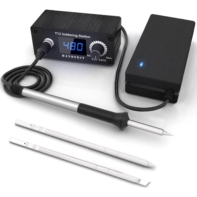 Mini T12 Soldering Station Digital Electronic Dc 19v24v 72w Versio 3