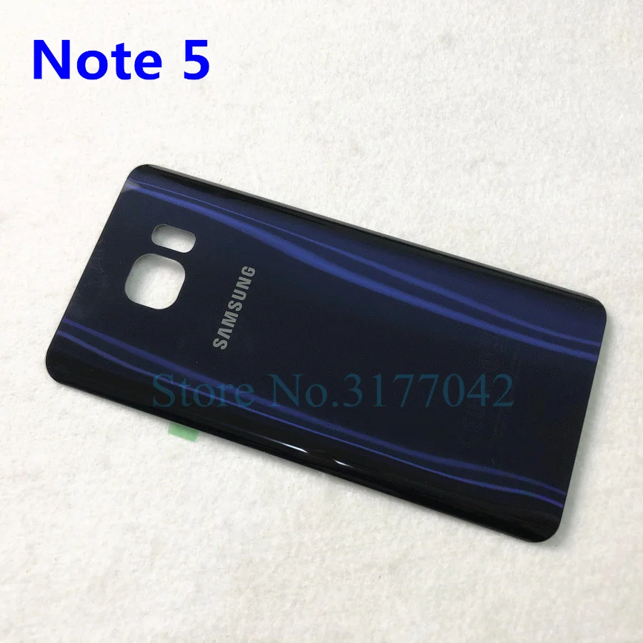 Задняя крышка аккумуляторного отсека для SAMSUNG Galaxy Note 5 N920 задняя из стекла Samsung N920P