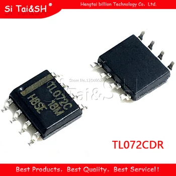 

10PCS TL072CDR SOP-8 TL072CD TL072C TL072 Low power operational amplifier chip