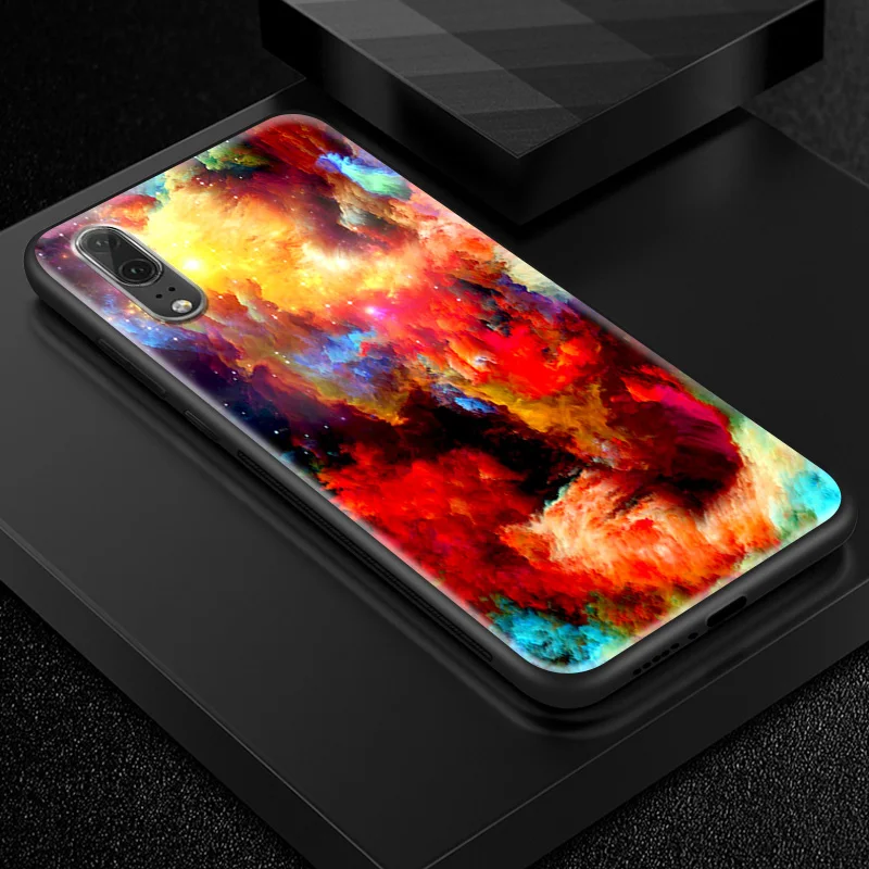 W369 Чехол из закаленного стекла для huawei P20 P30 Lite Plus Honor 6X Nova3i P Smart+ Pro Y6 Y7 Prime Y9 Pro Soft TPU Coques - Цвет: W369