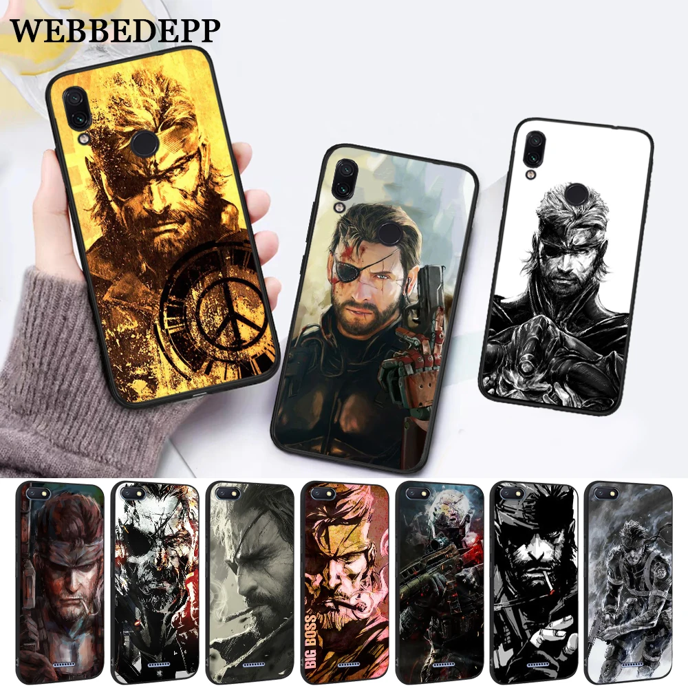

WEBBEDEPP Metal Gear 5 Game High Quality Silicone Case for Xiaomi Redmi Note 4X 5 6 7 Pro 5A Prime