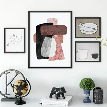 

Custom Poster Abstract Graph@w Canvas Wall Art Picture Set Posters Home Decor Prints Abstract Prints for Room20-0923-6