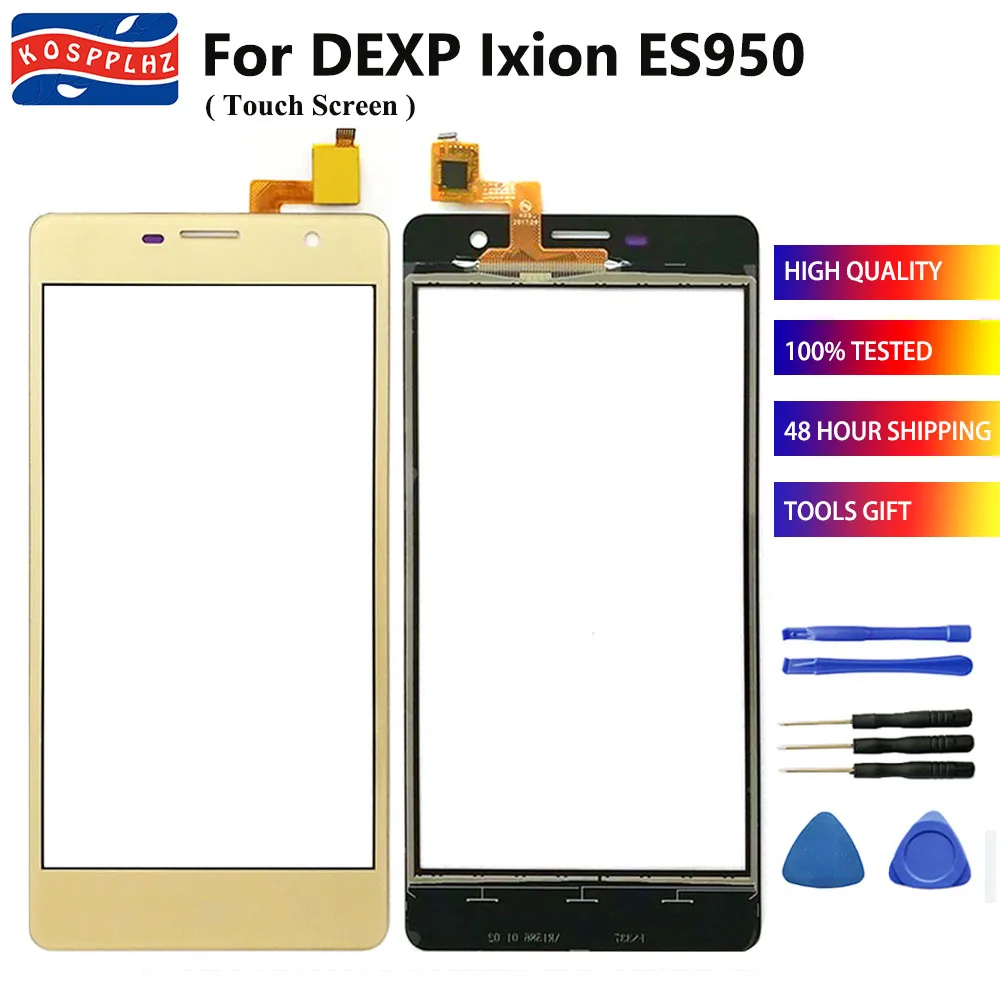 Новинка для DEXP Ixion ES950 сенсорный экран дигитайзер сенсор передняя стеклянная линза(без ЖК-дисплея)+ инструменты и лента