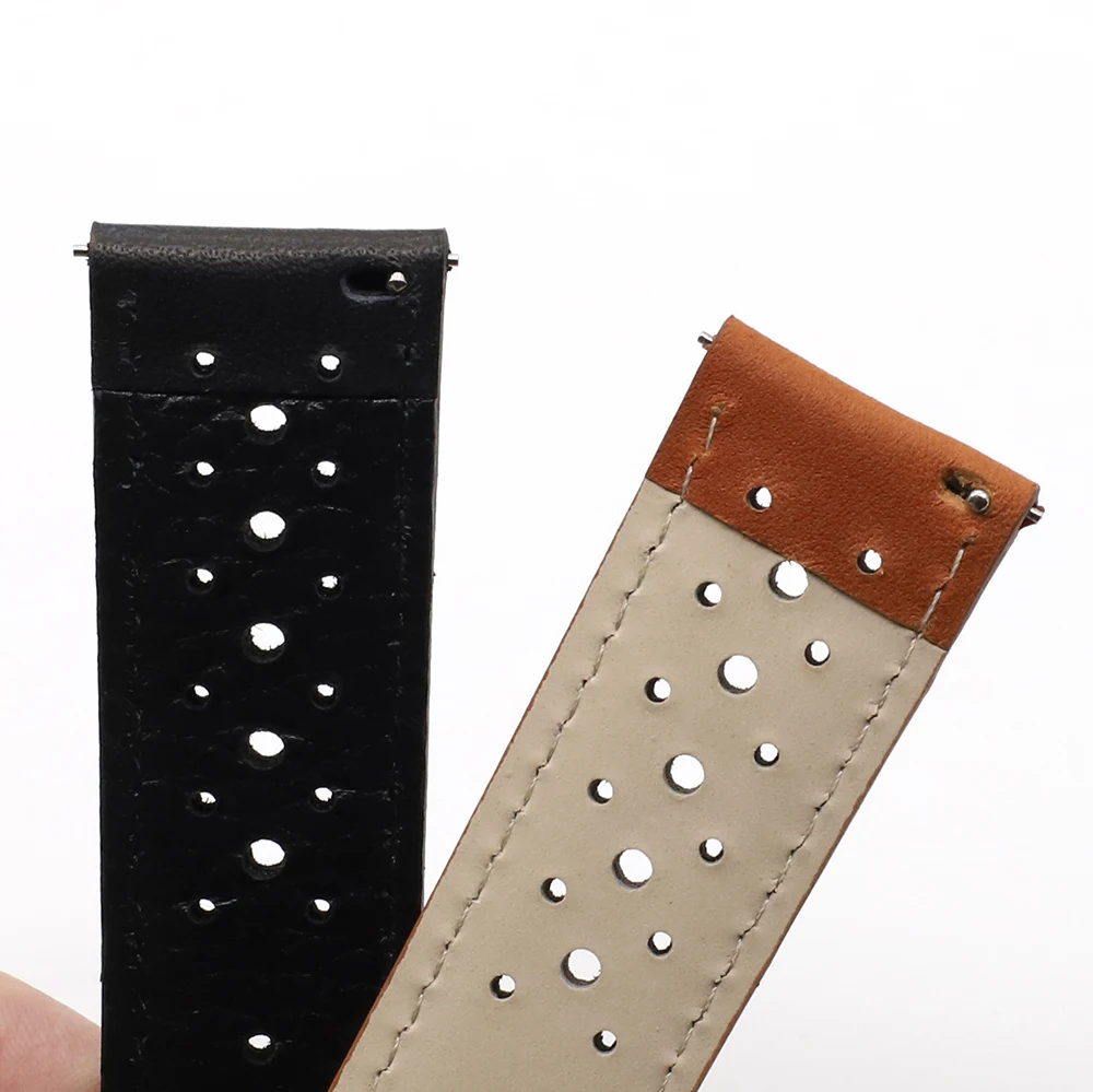 フォースナー　klip　ラグ幅19mm 19mm/16mm Gray Genuine Suede Leather Watch strap #WT3614