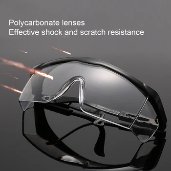 

New Work Safety Protective Glasses Impact-Resistant Wind Dust Proof Safety Goggles For Chemical Research Cycling Riding