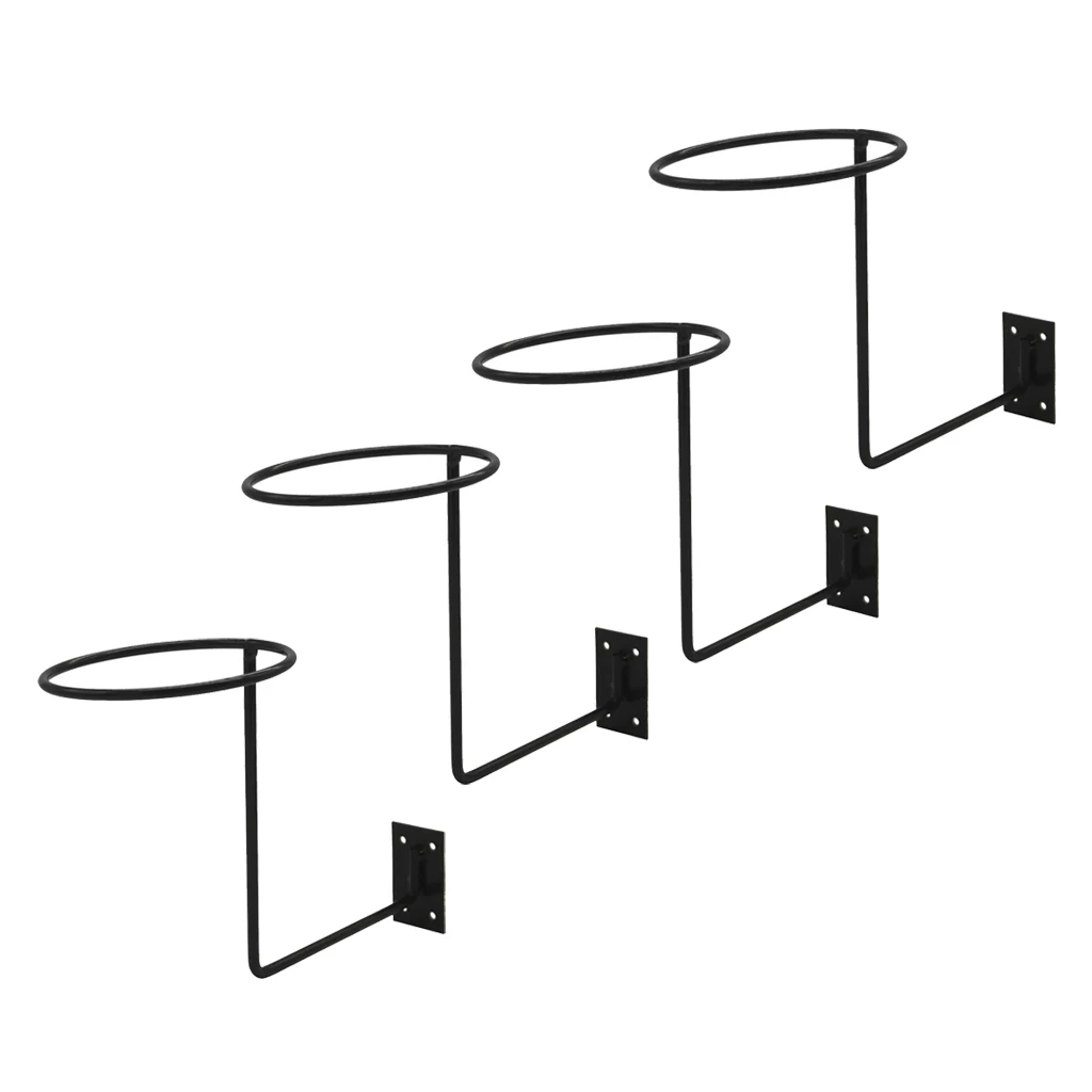 4 Pieces Black Metal Wall Mounted Hat/Cap/Wig Hanger Display Rack (20cm, Dia.13.5cm) 4 Pieces Black Metal Wall Mounted Hat/Cap/Wig Hanger Display Rack (20cm, Dia.13.5cm)