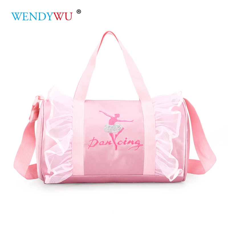 Womens Ballet Sports Yoga Dance Gymnastic Bag For Girls Handbag