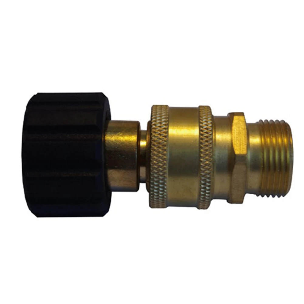 Quick Disconnect M22 15mm Hose Pressure Washer Metric Garden Coupling Fitting 3/8'' Pressure