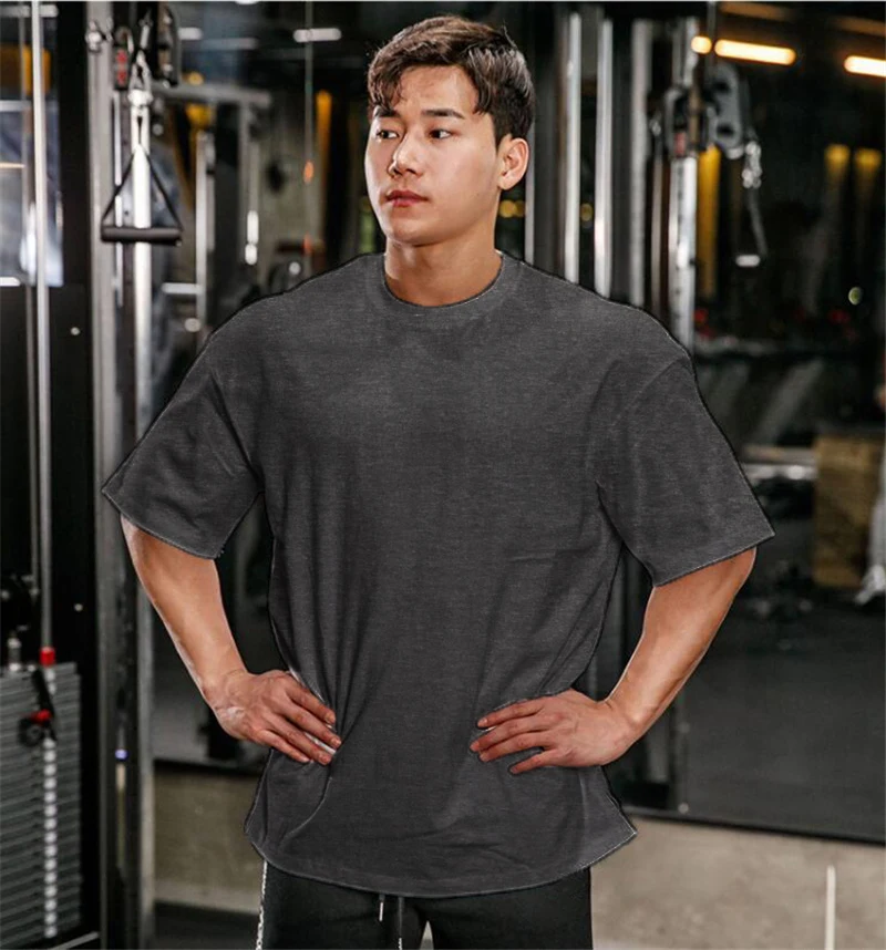 Korte Mouw T-shirt Bodybuilding Tshirt 
