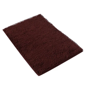 

Extra Soft and Absorbent Microfiber Shag Machine Wash Dry- Perfect Plush Carpet Mats for Tub, Shower, and Room-Burgundy
