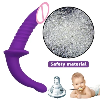 Double Penis Dildo Double Ended Strapon Ultra Elastic Harness Belt Strap On Dildo Adult Sex Toys for Woman Couples Sex Products 4