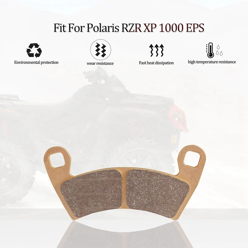 Передние и задние тормозные колодки для мотоцикла UTV Polaris Ranger XP 900 2011 2012 2013 2014 2015 2016