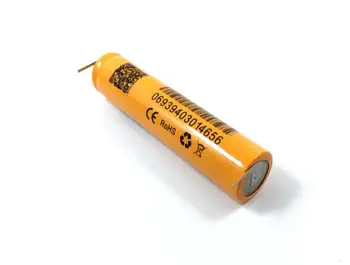 

2PCS HB14650 950MAH 3.7V with elbow nickel on both ends (strong power) 14650 ICR14650