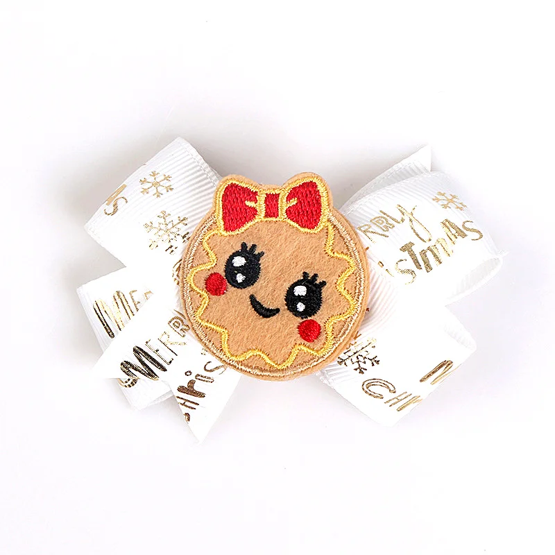 B hair clip Рождественское предложение аксессуары для волос олень рога оленя для волос Зажимы эластичный Санта Клаус лента для волос лента-ободок с бантиком новогодние подарки - Цвет: B hair clip