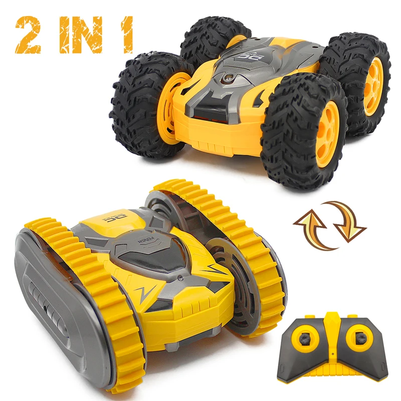 

2.4G RC Car Mini Two-Side Drift Buggy Car Crawler Roll Radio Stunt Remote Control Car 360 Rotation Tumbling Vehicle Boy Toy Gift
