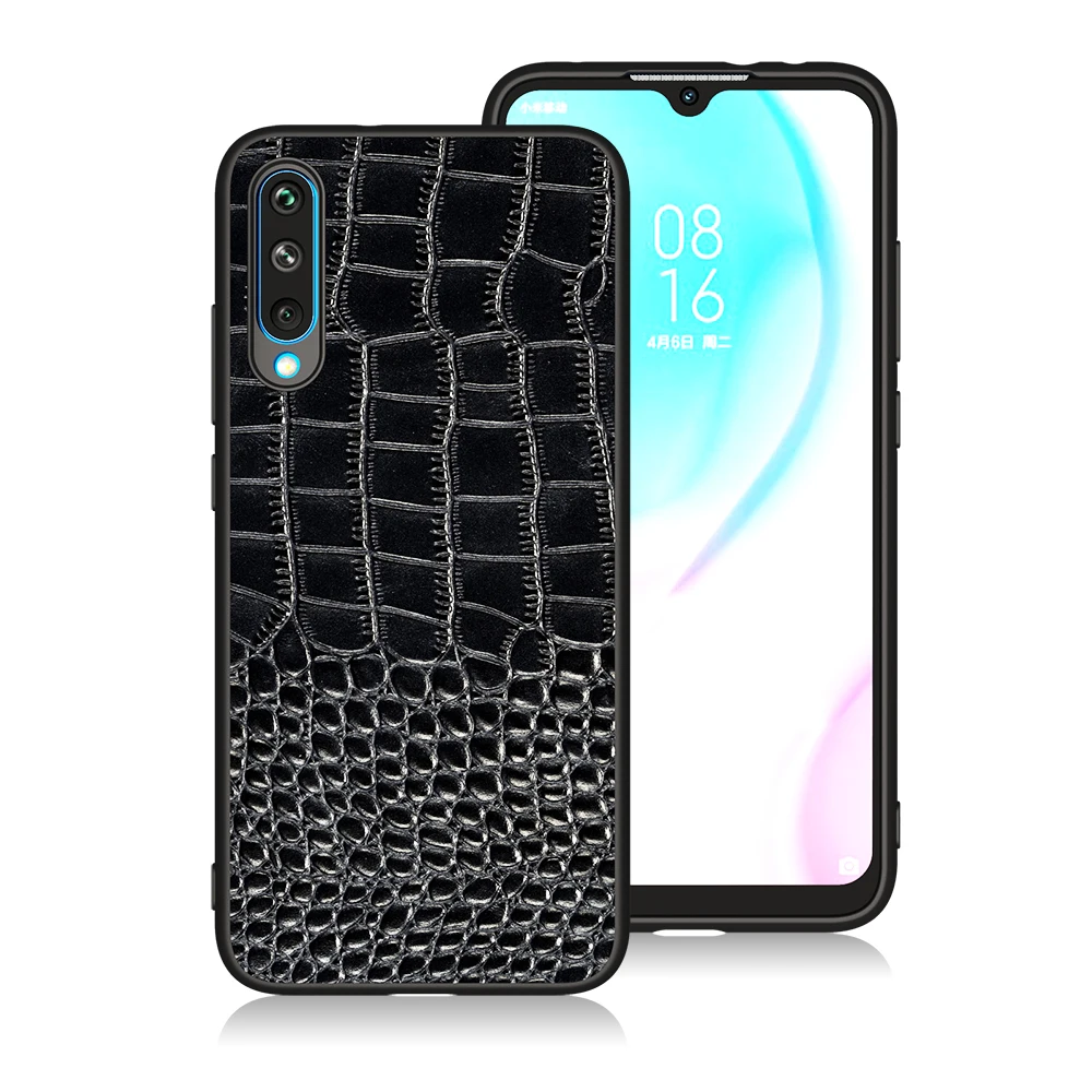 black Чехол для телефона для Meizu 6T 15 16 16S 16XS 16th Lite Plus Note 9 чехол из натуральной крокодиловой кожи Чехол-Чехол - Цвет: black