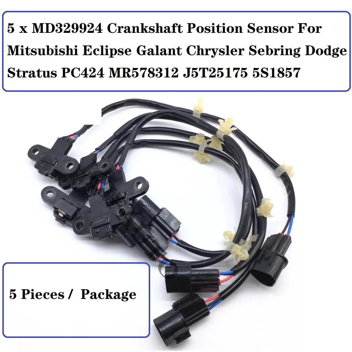 Датчик положения коленчатого вала MD329924 для Mitsubishi Eclipse Galant Chrysler Sebring Dodge Stratus PC424