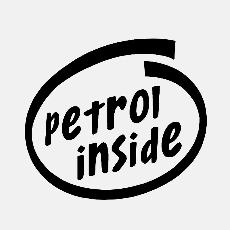

Petrol Inside Fuel Car Sticker Vinyl Decal Decor Waterproof Bumper Window Laptop Sticker Car Decoration KK13*12cm