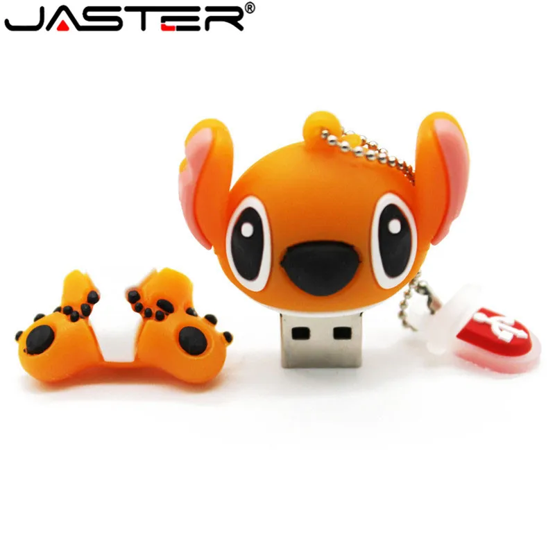 JASTER Usb флэш диск мини милый флеш накопитель Ститч животное подарок ручка 4 ГБ 8 16 32