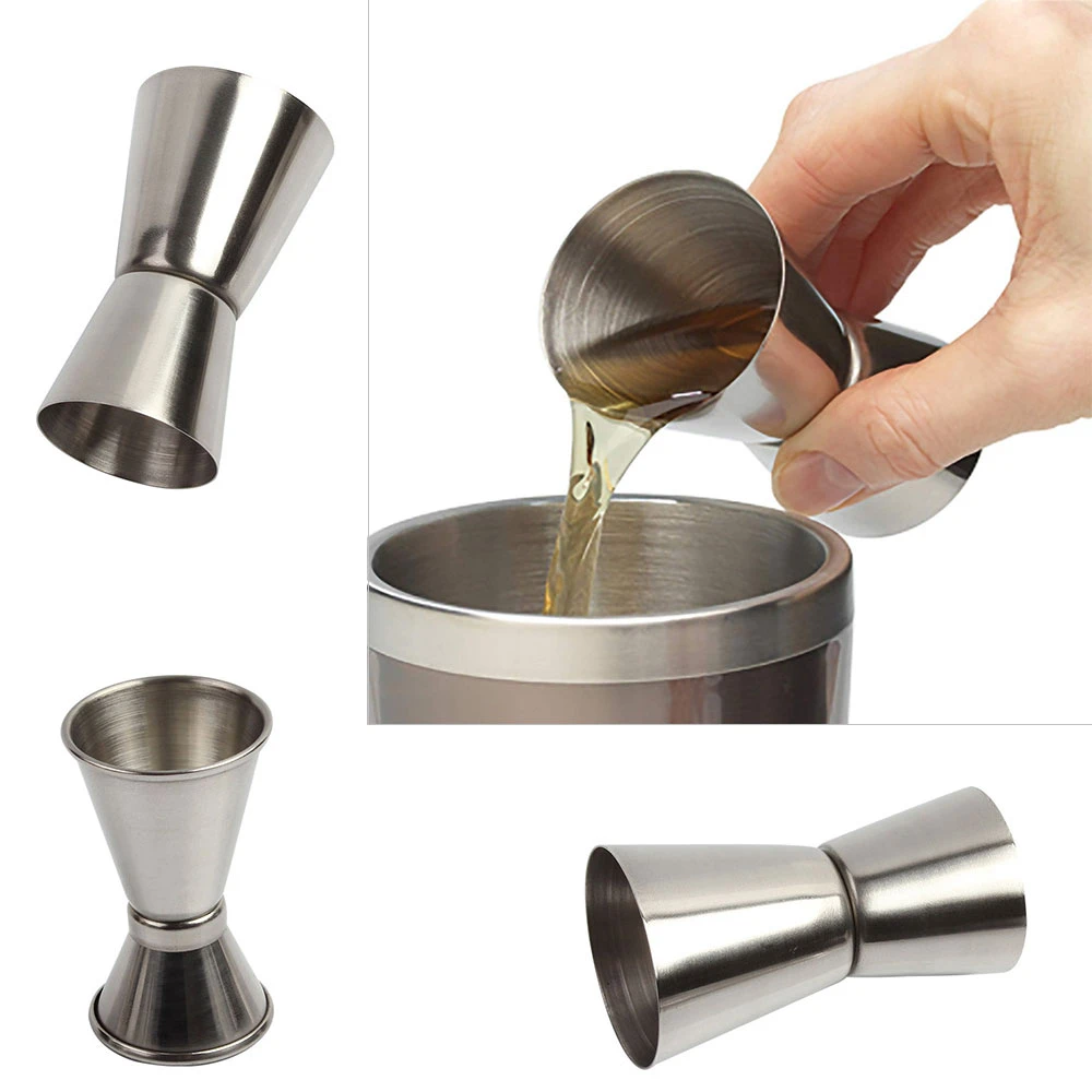 15/30ml Stainless Steel Measuring Cup Measuring Wine Glass Ounce Cup