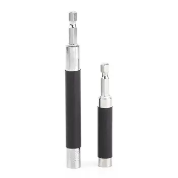 

2 Pcs/set Extendible Hex Shank Socket Magnetic 1/4inch Electric Screwdriver Bits Holder Adapter for Power Screwdriver