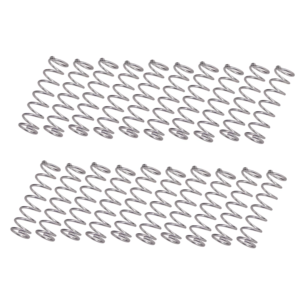 20 Pieces 16mm Humbucker Pickup Mounting Springs for Guitar Bass Pickups