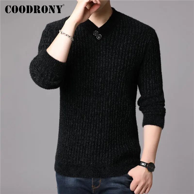 com decote em v pull homme grosso