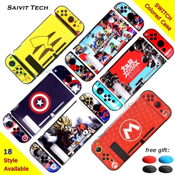 

Nintendos Nintend Switch Protector Console Colorful Case Nitendo Switch Crystal Shell Cover for Nintendo Switch Direct Docking