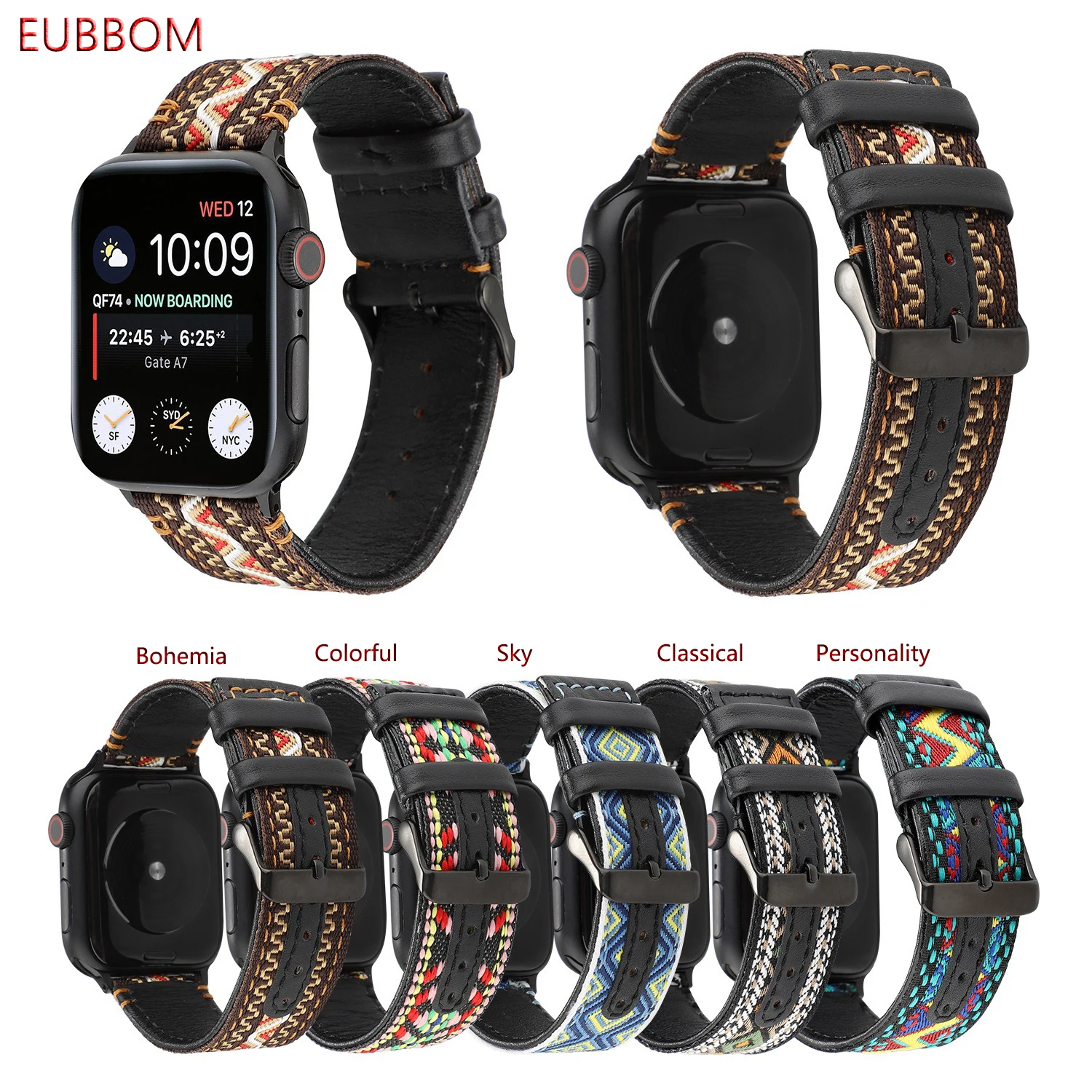 

2020 new model is suitable for Apple Watch 6/5/4/3/2/1 strap for Apple Watch band leather strap designer for iwatch band
